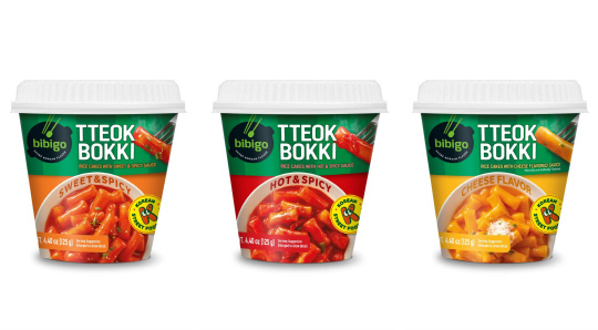 비비고 떡볶이(컵) 3종 제품 이미지. CJ제일제당 제공